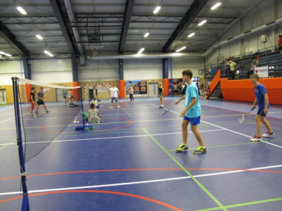 Sportovní dopoledne GFŽ - 27. 11. 2017 - badminton - turnaj vyššího gymnázia a kvarty