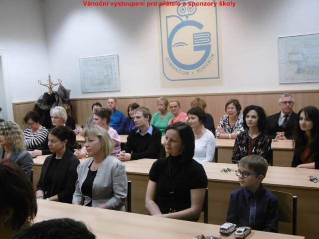 2017 - Vánoční vystoupení pro sponzory a přátele školy