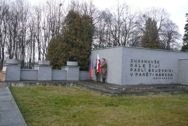 2018 - Pietní akt na hřbitově v Orlové