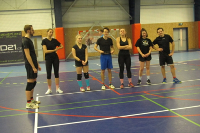 Vánoční volejbalový turnaj vyššího gymnázia - 17. prosince 2018 - tým septimy