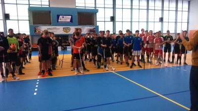 Okresní kolo ve florbalu studentů středních škol - hala Slávie Havířov