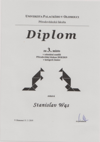 2019 - Přírodovědný klokan - březen