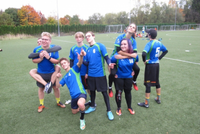 Středoškolská liga v ultimate frisbee - podzimní kvalifikace Ostrava (Vřesina) - tým A