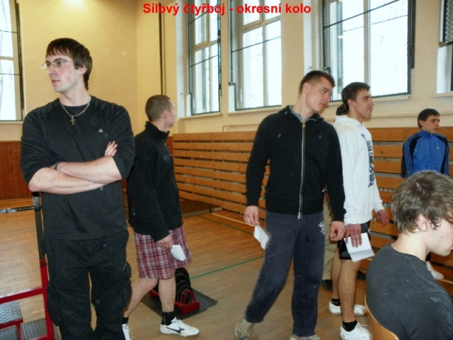 Silový čtyřboj - okresní kolo - březen 2012