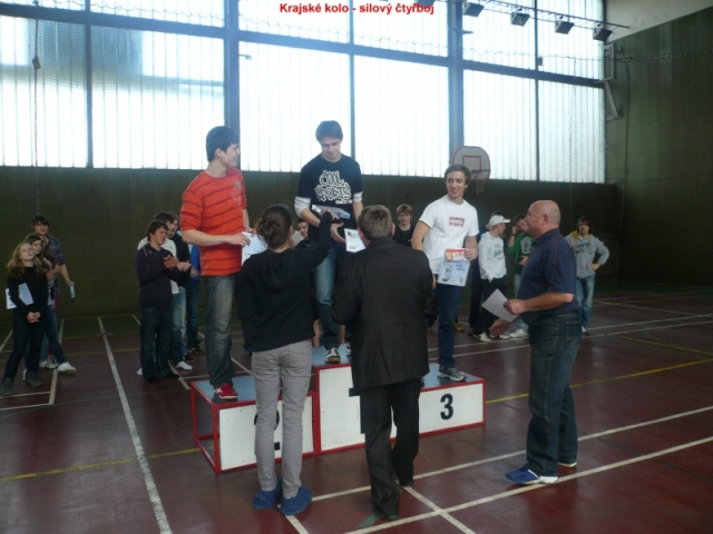 Silový čtyřboj - krajské kolo 2012