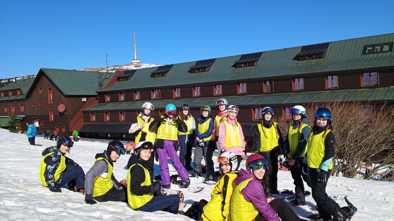 Lyžařský kurz pro 5. P a 1. A - snowboarďáci