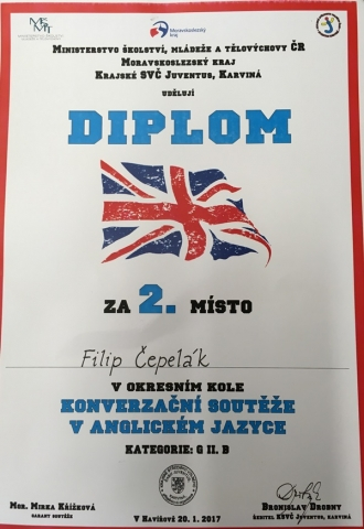 2017 - Okresní kolo olympiády v JA 