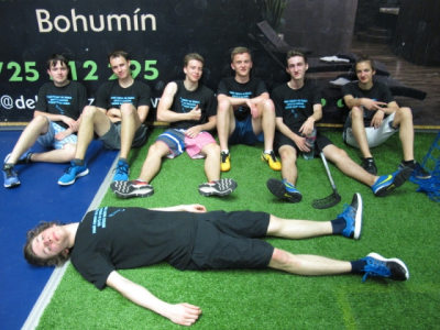 1. ročník Středoškolského sportovního odpoledne - tým hochů ze sexty