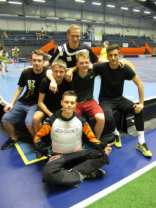 1. ročník Středoškolského sportovního odpoledne - tým hochů 3.A