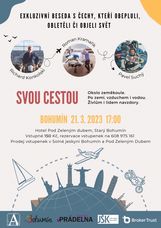 Pozvánka na besedu s cestovateli
