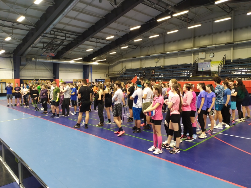 Předvánoční sportovní dopoledne žáků vyššího gymnázia