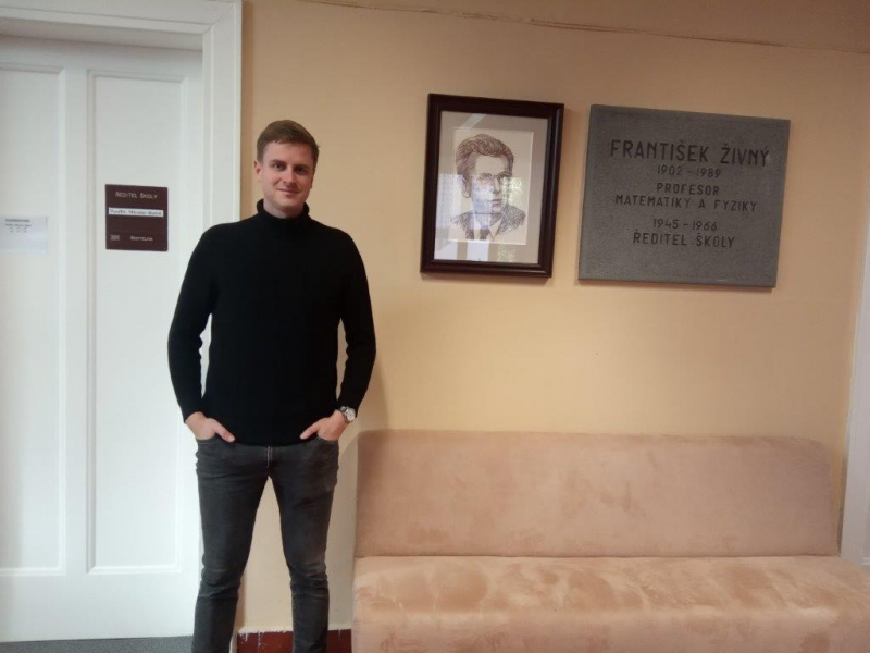 Vzácná návštěva na našem gymnáziu