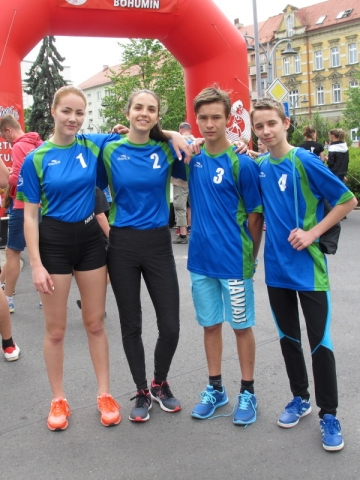 Nejen naše štafeta na Běhu ulicemi města Bohumína