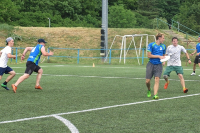 Finále Středoškolské ligy v ultimate frisbee - Praha, 30. května 2018
