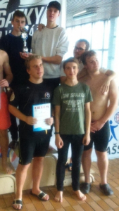 Okresní kolo v plavání 2018 - vítězové studentské kategorie