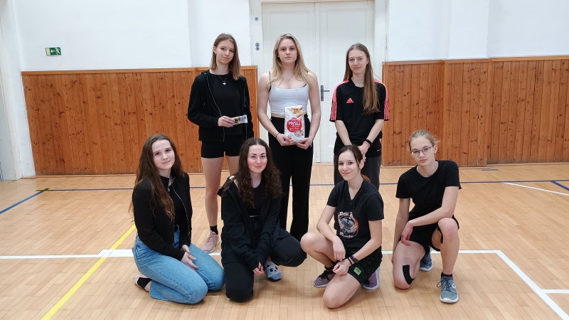 Školní kolo v silovém 4boji vyhrála Aneta