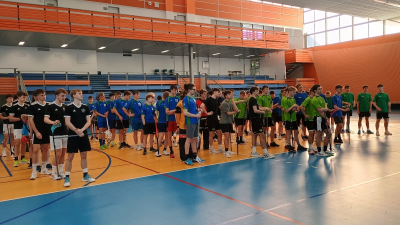 4. místo v okresním kole - florbal