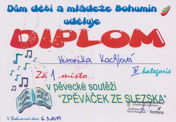 Pěvecká soutěž Zpěváček ze Slezska