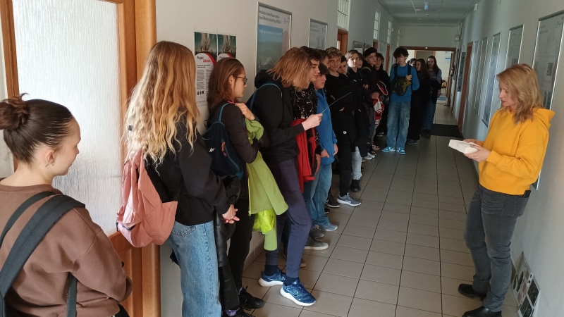 Kvartáni na exkurzi v ČHMÚ