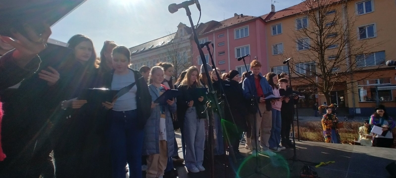 Gympláci součástí masopustního průvodu