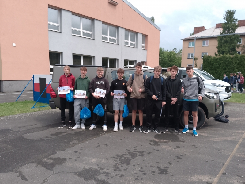 Stříbro v oblastním kole Wolframu – kat. SŠ