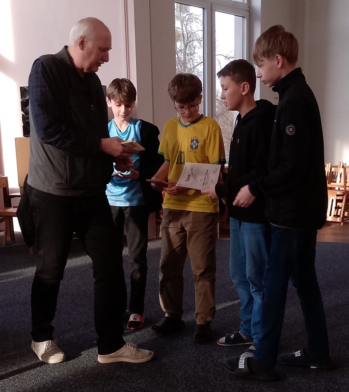 Vítězství v okresním kole šachu kategorie ZŠ