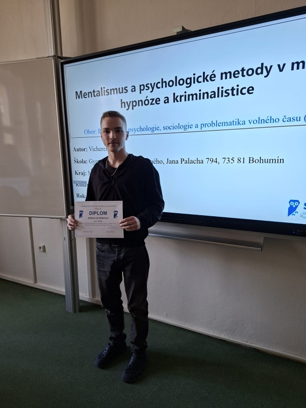 Školní kolo SOČ – postup do okresního kola