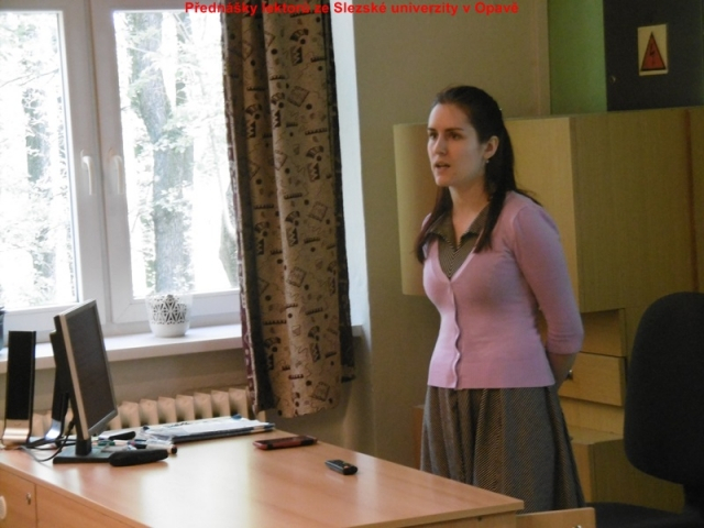 Podnětná návštěva ze Slezské univerzity v Opavě