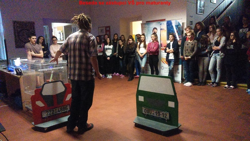 Beseda maturantů se zástupci vysokých škol