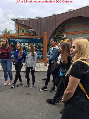 Výukový program zoologie pro 6.P a 2.A v ZOO Ostrava