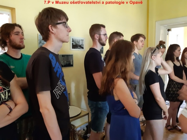 Exkurze 7.P a 3.A do Muzea ošetřovatelství a patologie v Opavě
