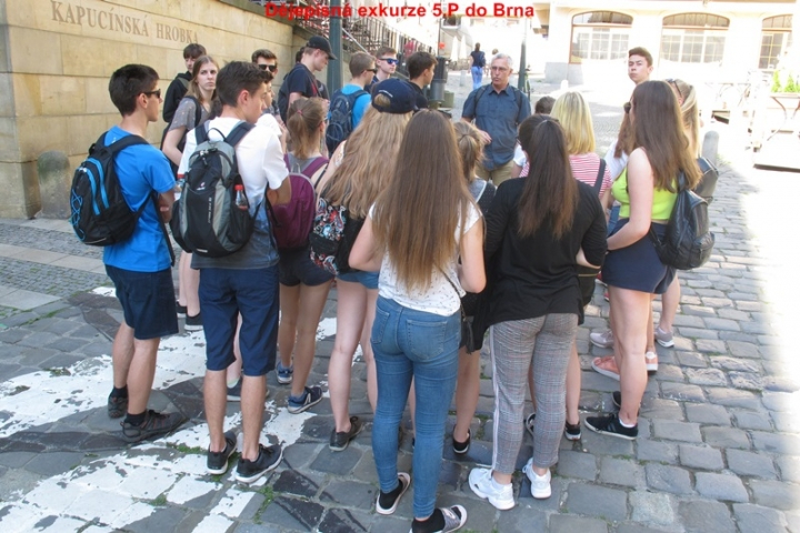 Dějepisná exkurze 5.P do Brna