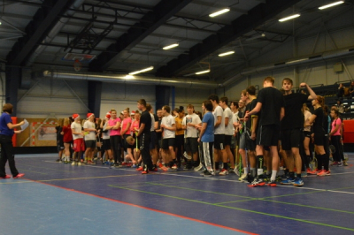 Středoškolské sportovní dopoledne - 16. prosince 2019 - zahájení středoškolského sportovního dopoledne