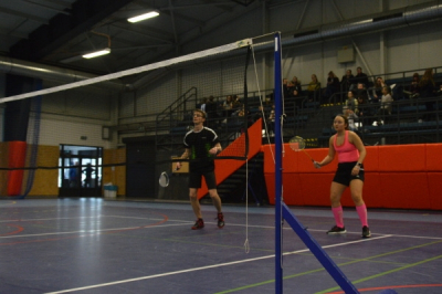 Středoškolské sportovní dopoledne - 16. prosince 2019 - badmintonisti v akci