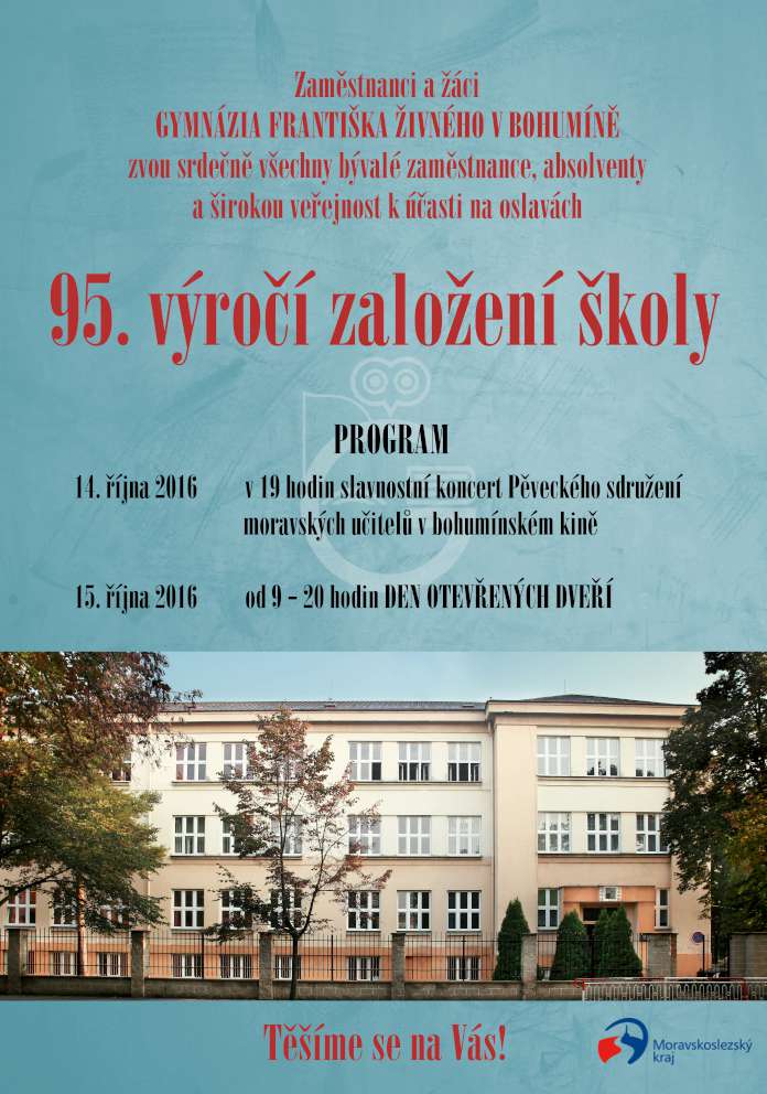 pozvánka 95 výročí